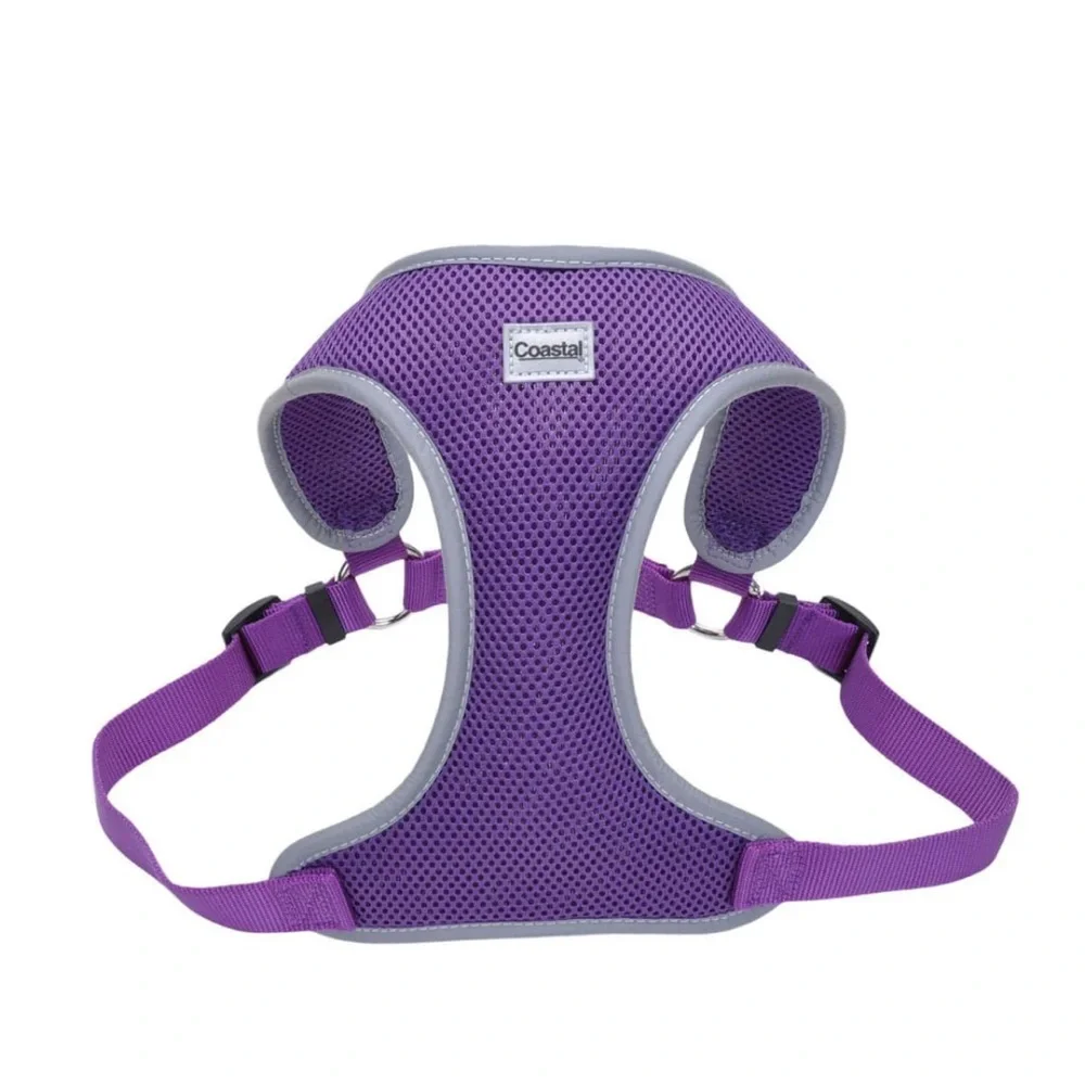 Coastal Purple Mesh Dog Harness